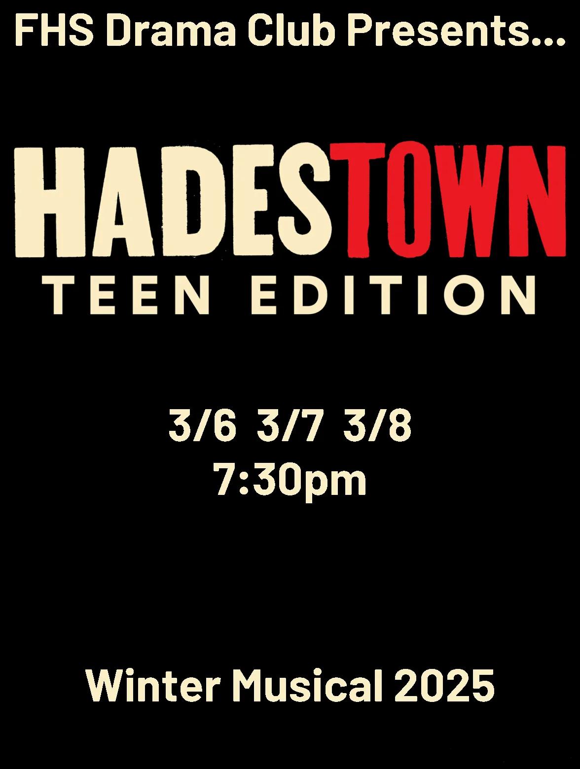 Hadestown: Teen Edition